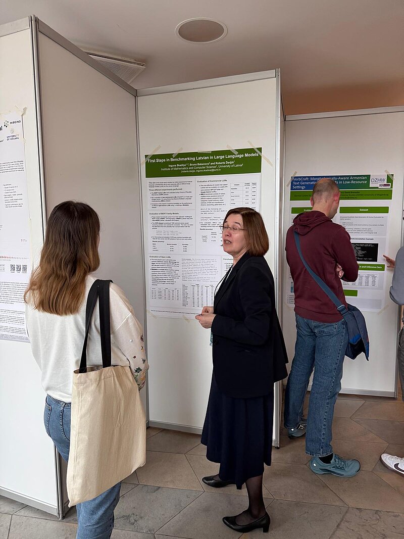 Inguna Skadiņa NoDaLiDa/Baltic-HLT 2025 konferencē Tallinā