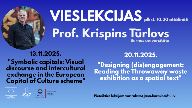 Profesora Krispina Tūrlova vieslekcijas tiešsaistē