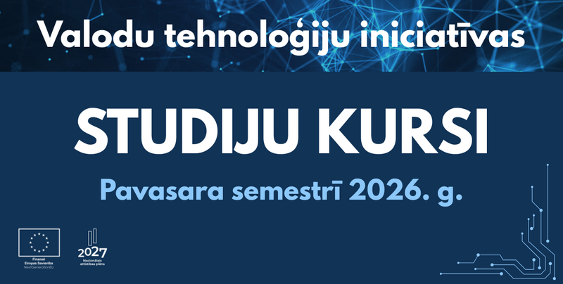 VTI studiju kursi pavasara semestrī 