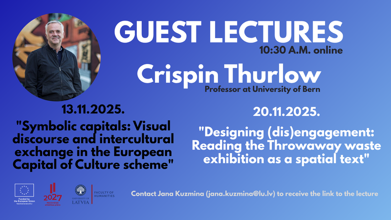 Professor Crispin Thurlow's guest lectures online