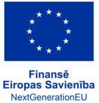 Logo: Finansē Eiropas Savienība - NextGenerationEU