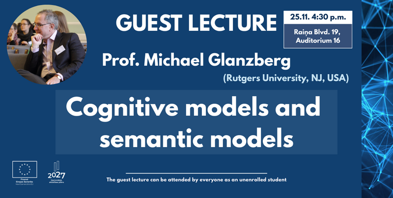 Guest lecture by distinguished professor Michael Glanzberg